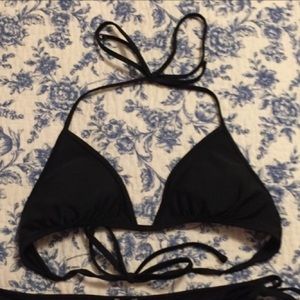 Aerie triangle bikini top small